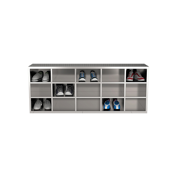 Stainless Shoe Cabinet